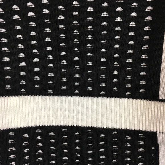 Calvin Klein sweater dress black, cream size Large - Picture 3 of 4